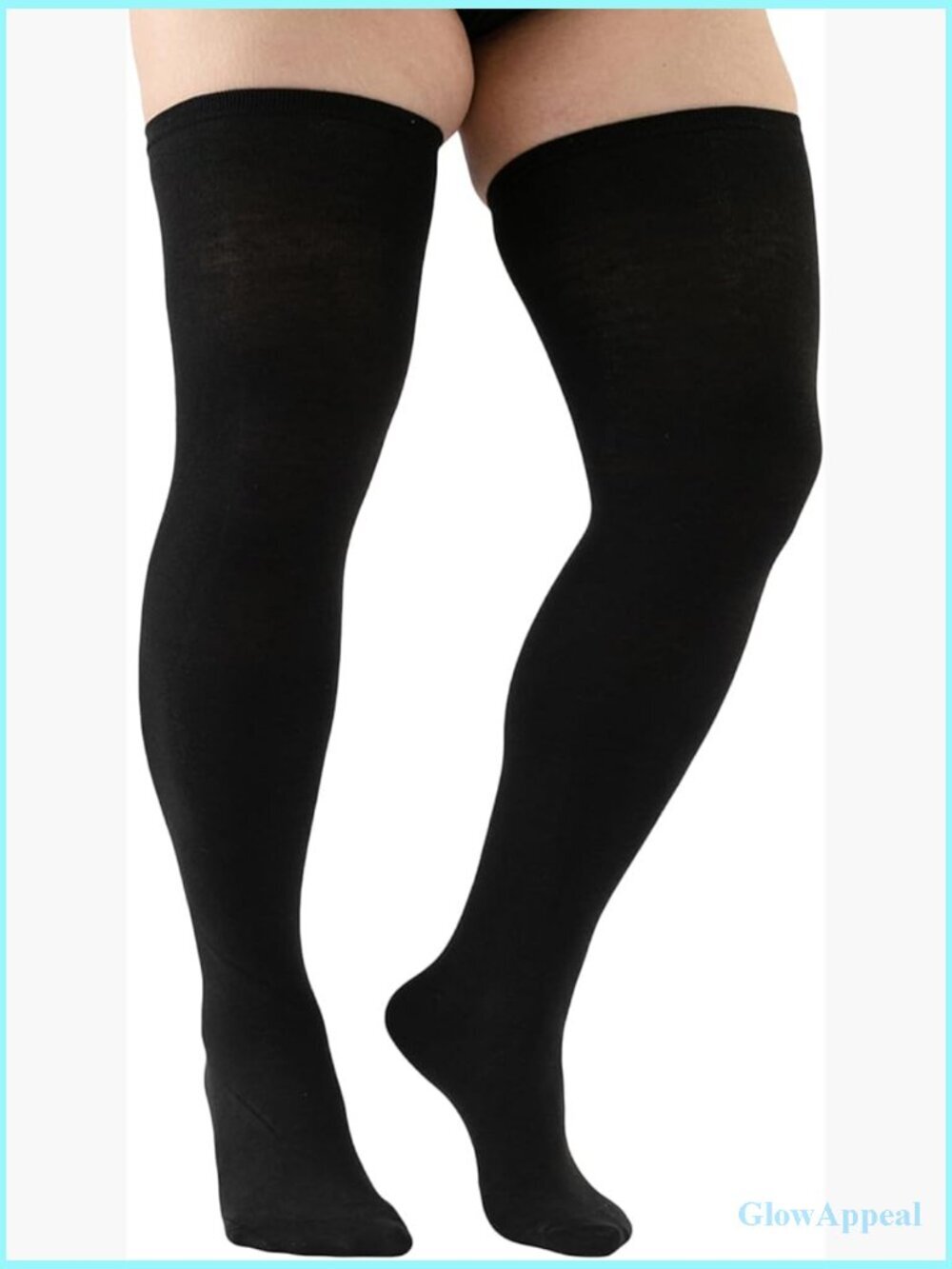 Plus Size Thigh High Knit Socks Over Knee Stretchy Leg Warmers